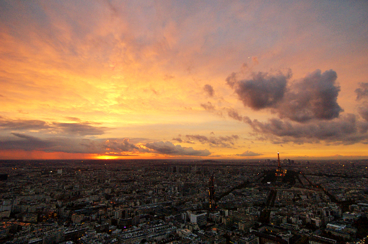 Eiffel at Sunset