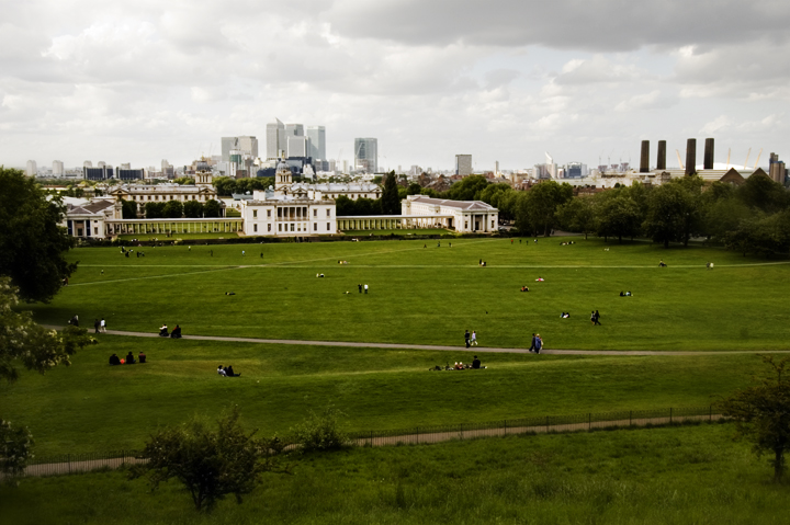 Canary Wharf from the Observatory